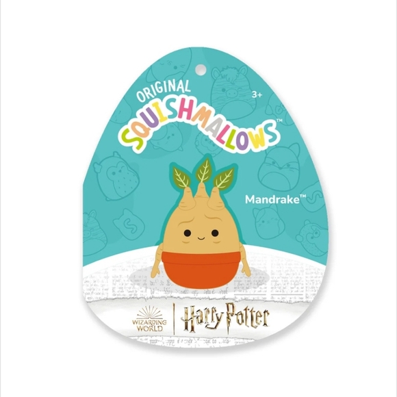 NWT Squishmallows Harry Potter Mandrake Hogwarts Squad 8" - Picture 4 of 4